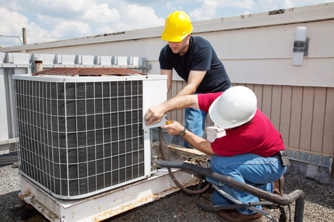 Professional dryer vent inspection using camera equipment